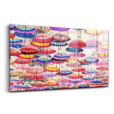 Tablou din sticlă Umbrele colorate