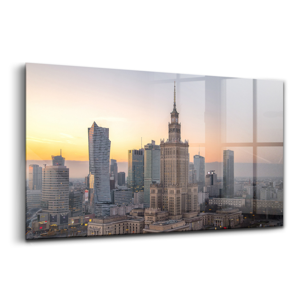 Tablou din sticlă Palatul Culturii și Științei Varșovia