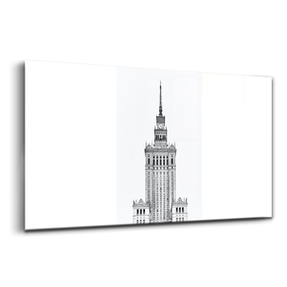Tablou pe sticlă Palatul Culturii și Științei Varșovia