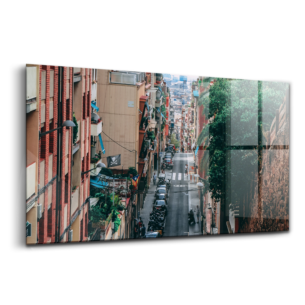 Tablou pe sticlă Dragă Barcelona, Gracia