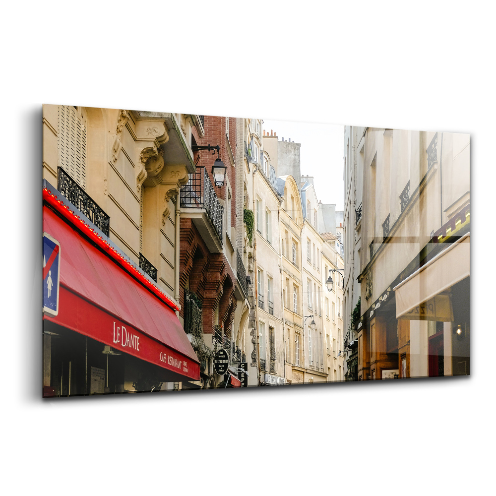 Tablou din sticlă Strada franceză a orașului istoric