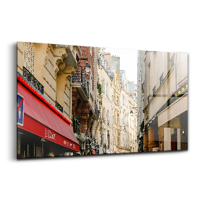 Tablou din sticlă Strada franceză a orașului istoric