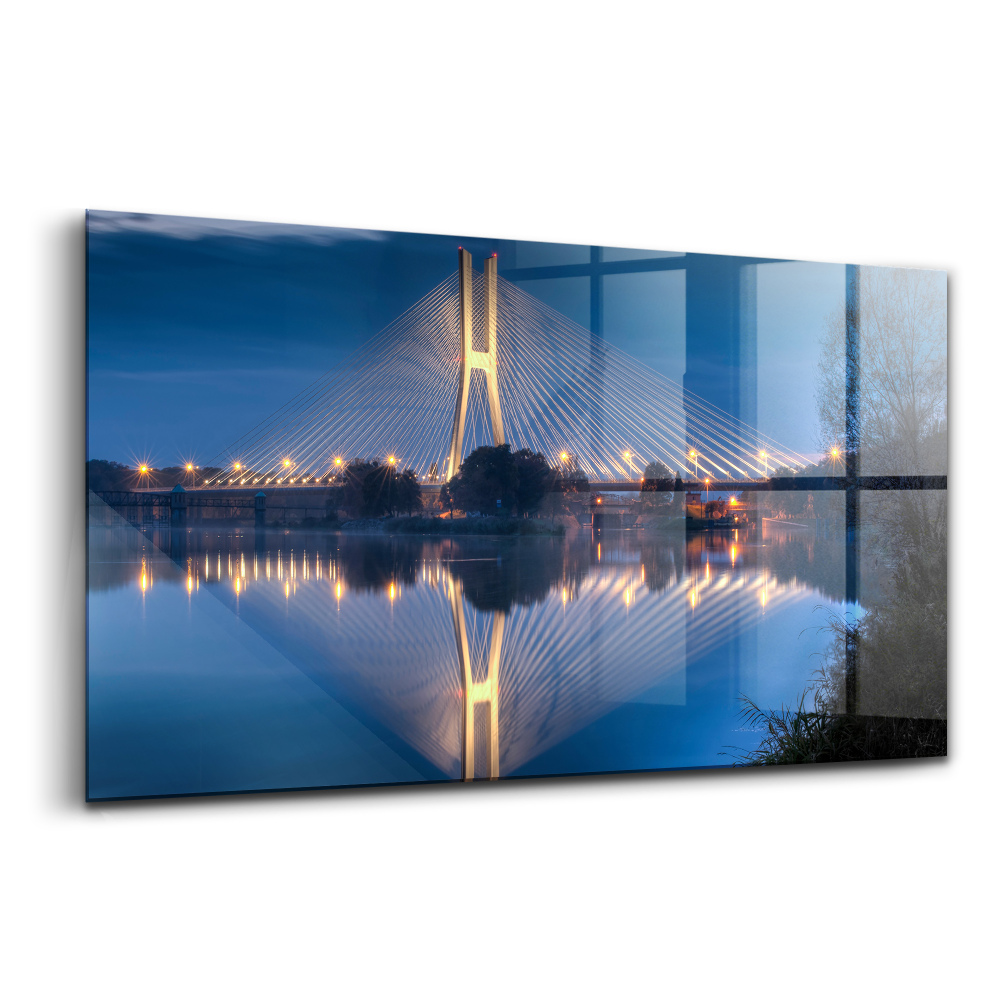 Tablou din sticlă Podul Rędzin din Wrocław