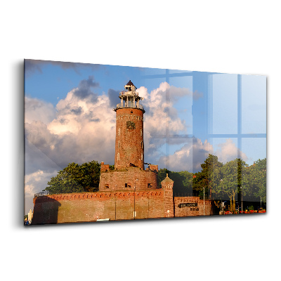 Tablou din sticlă Farul Kołobrzeg, Polonia