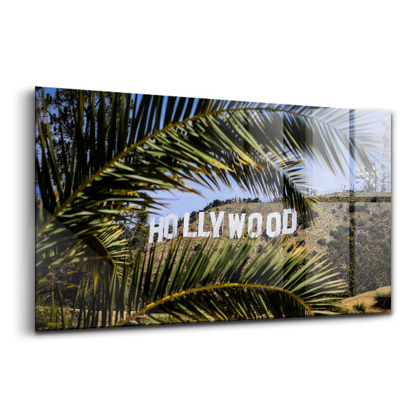 Tablou de sticlă Semnul Hollywood din Los Angeles