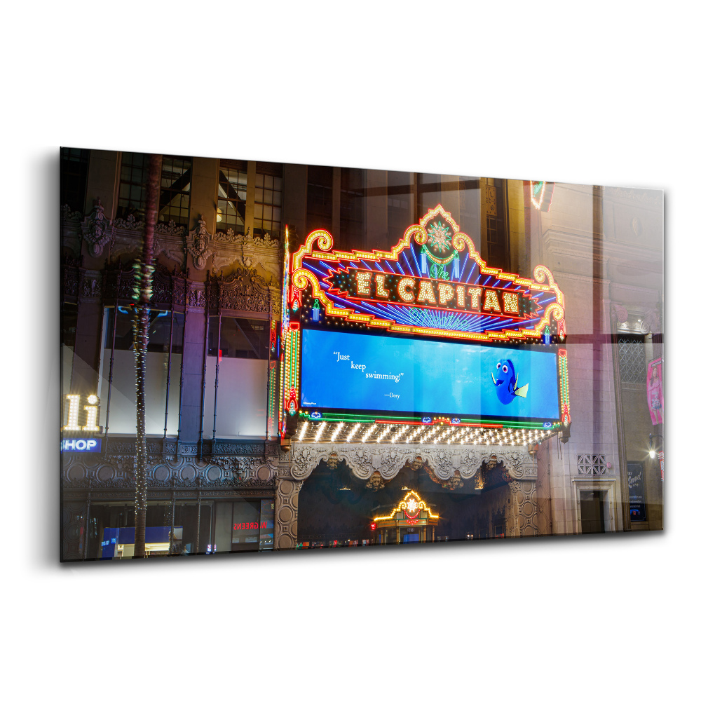 Tablou de sticlă Teatrul Capitan din Los Angeles