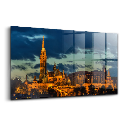 Tablou de sticlă Biserica Matthias din Budapesta