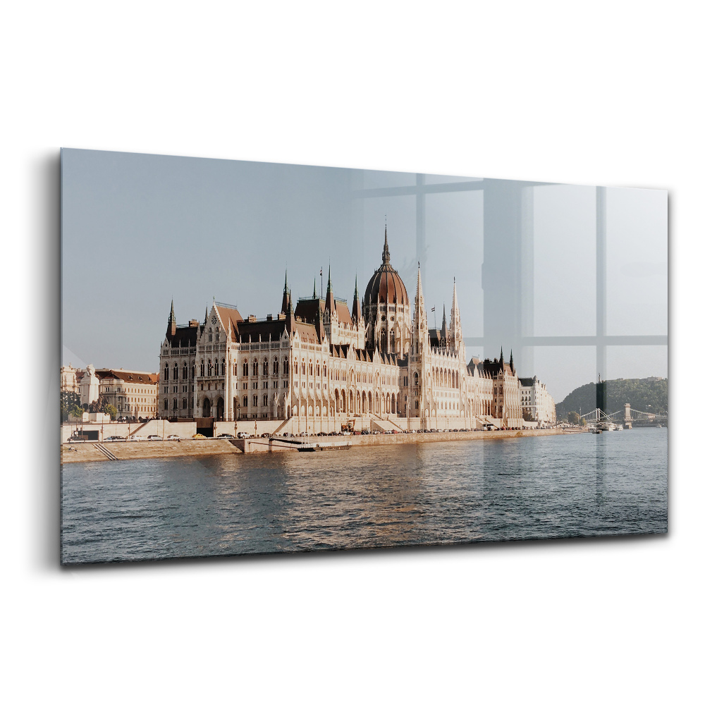 Tablou sticlă Clădirea Parlamentului din Budapesta