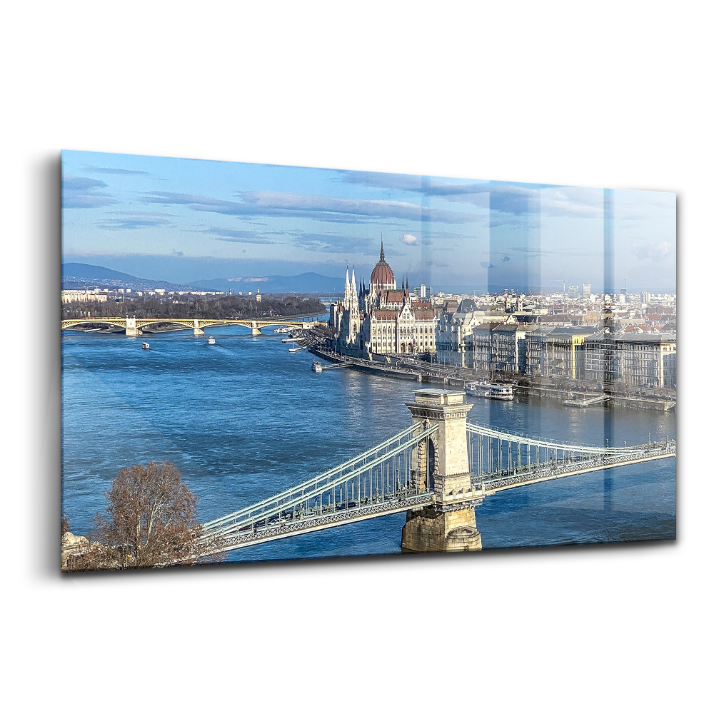 Tablou din sticlă Podul Budapestei