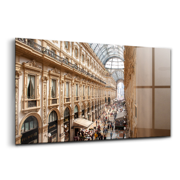 Tablou pe sticlă galeria Vittorio Emanuele al II-lea