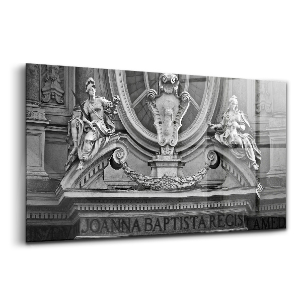 Tablou din sticlă piazza san carlo torino