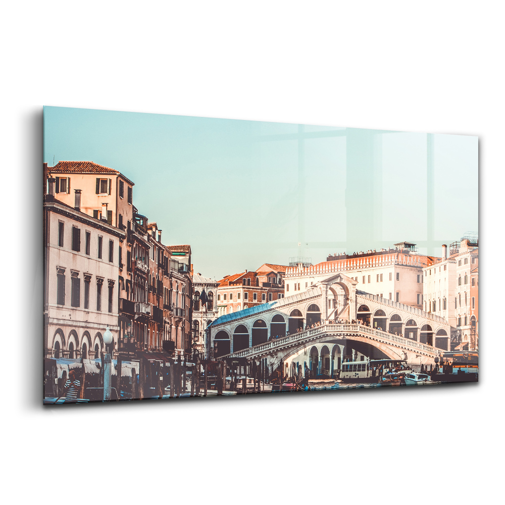 Tablou de sticlă Podul Rialto din Veneția