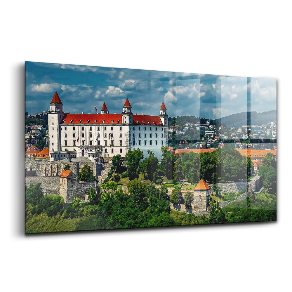 Tablou sticlă Castelul Bratislava