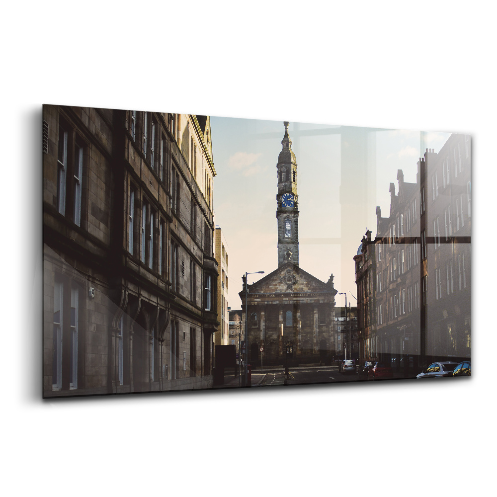 Tablou de sticlă Turnul cu Ceas din Glasgow