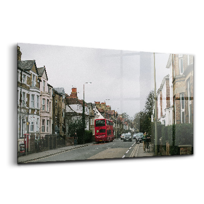 Tablou de sticlă Autobuzul orașului Oxford