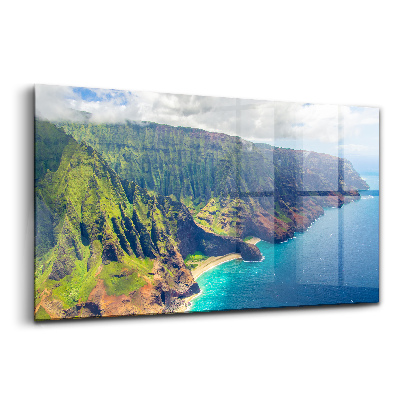 Tablou din sticlă Marea Hawaii