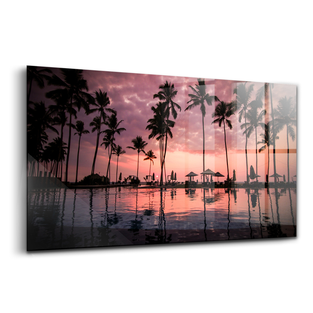 Tablou de sticlă Palmieri în Hawaii