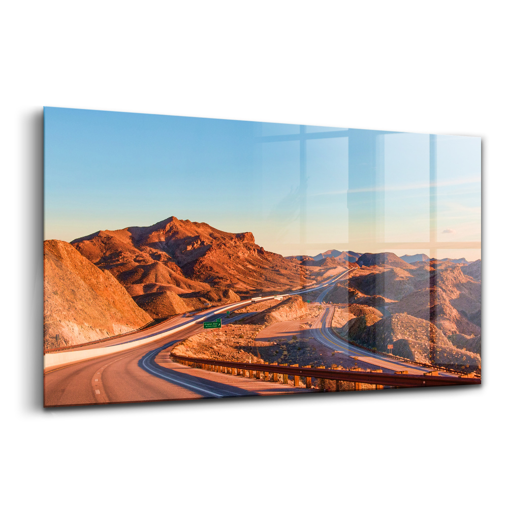 Tablou pe sticlă Canionul Stâncilor