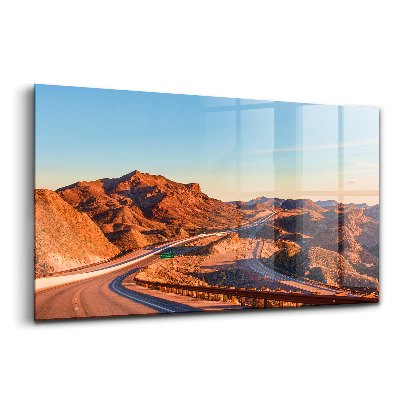 Tablou pe sticlă Canionul Stâncilor