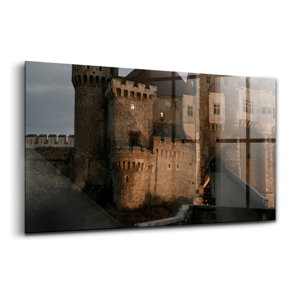 Tablou pe sticlă Castel medieval