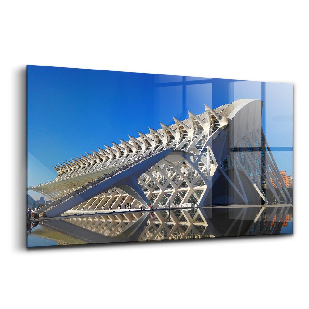 Tablou de sticlă Muzeul de Știință din Valencia