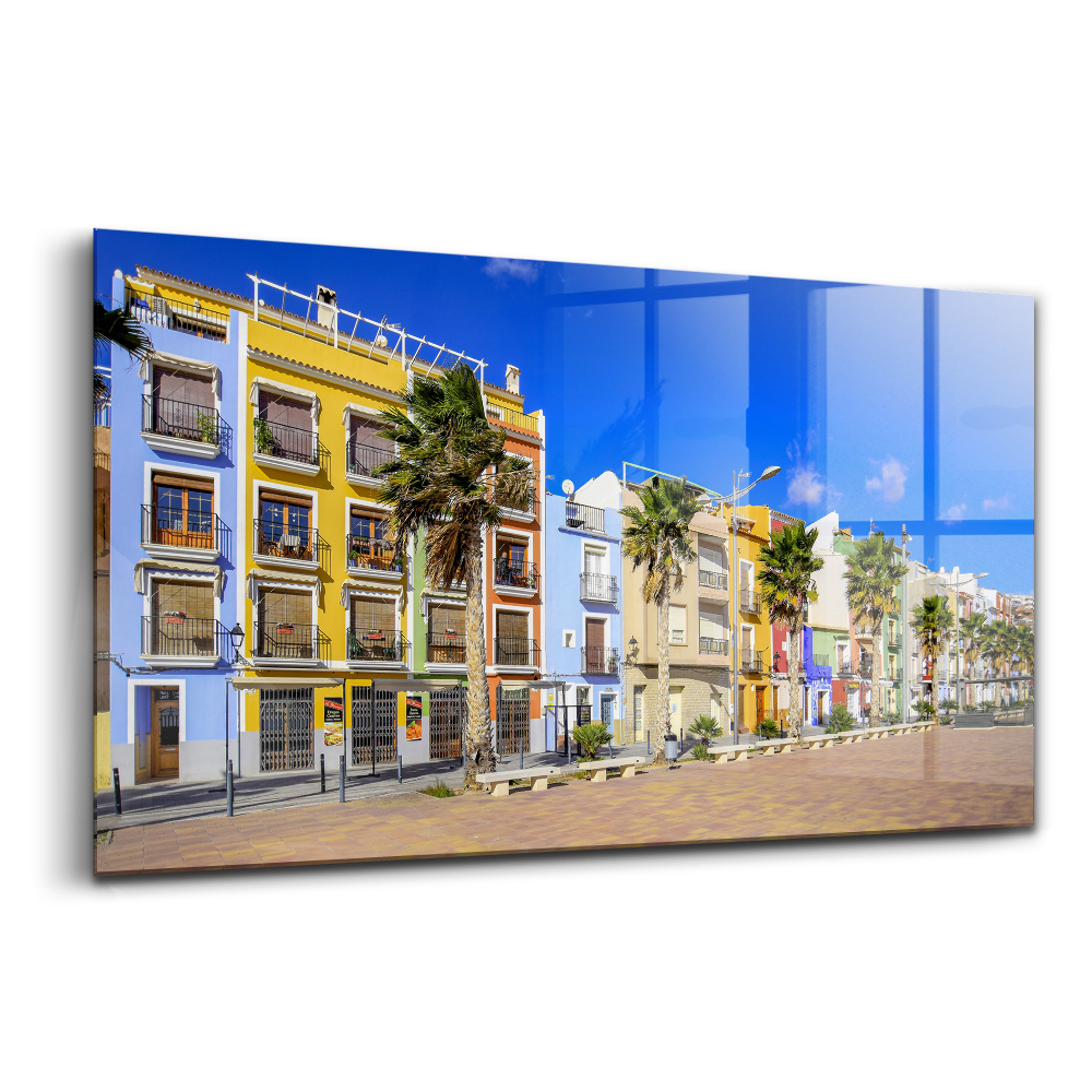 Tablou din sticlă Un oraș din Costa Blanca