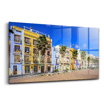 Tablou din sticlă Un oraș din Costa Blanca