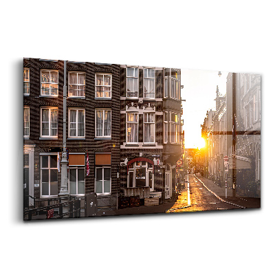 Tablou sticlă Arhitectură în Amsterdam