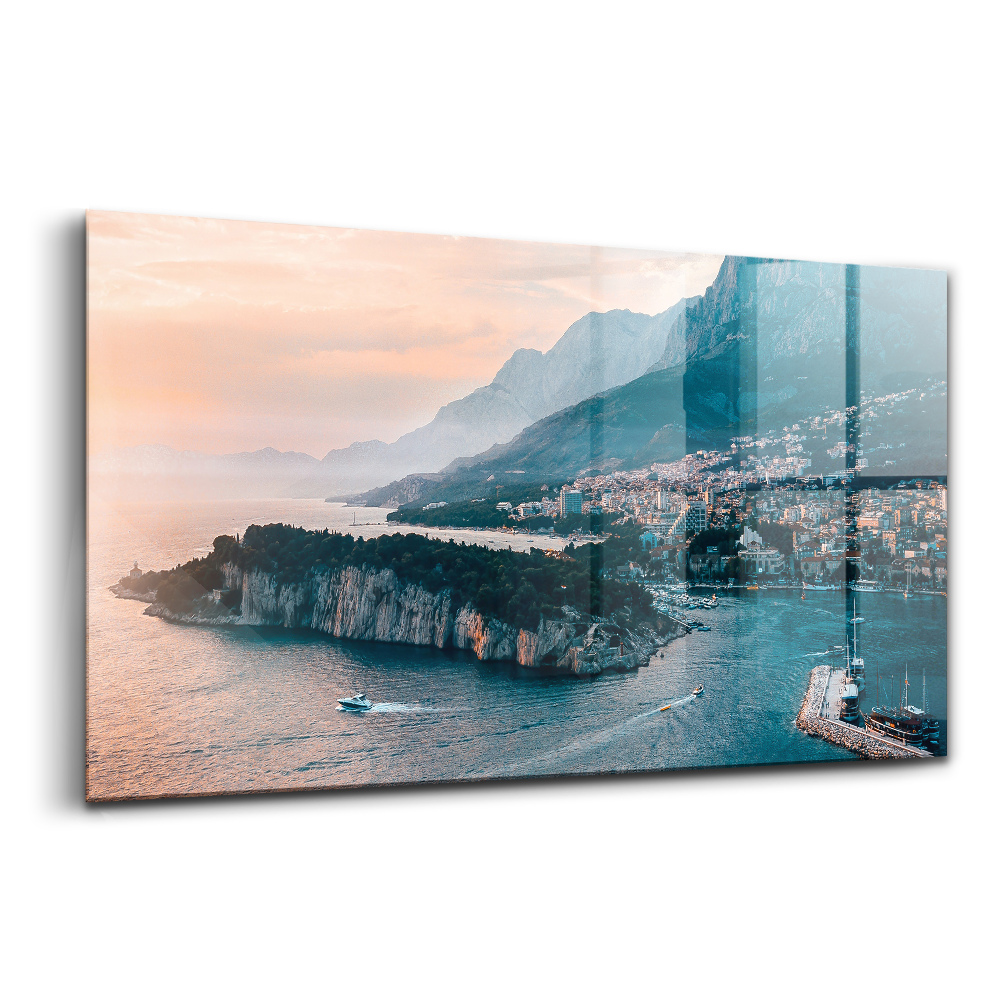 Tablou din sticlă Insulă în Croația