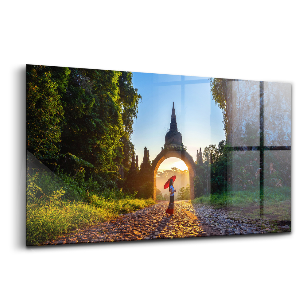 Tablou de sticlă Parcul Surat Thani din Thailanda