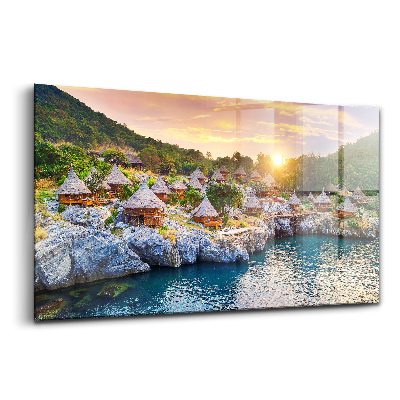 Tablou pe sticlă Cabană în Si Chang, Thailanda