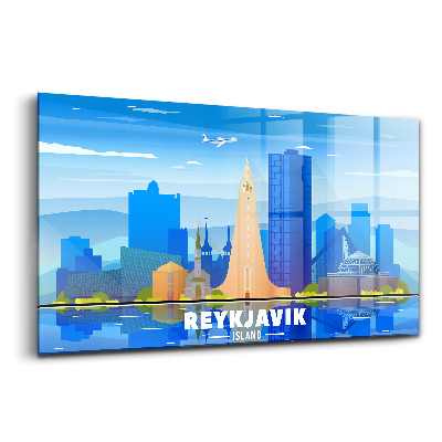 Tablou de sticlă Arhitectură Reykjavik