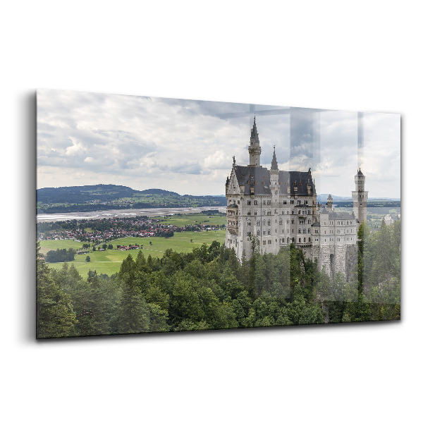 Tablou pe sticlă Castelul Neuschwanstein, Germania