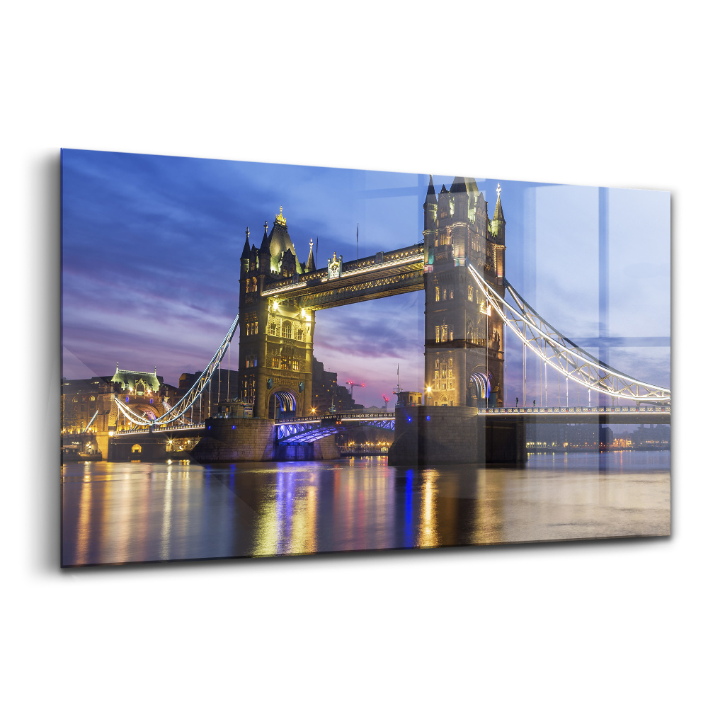 Tablou din sticlă Seara la Tower Bridge, Londra