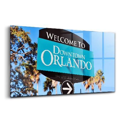 Tablou din sticlă Lucernă de la Lacul Orlando