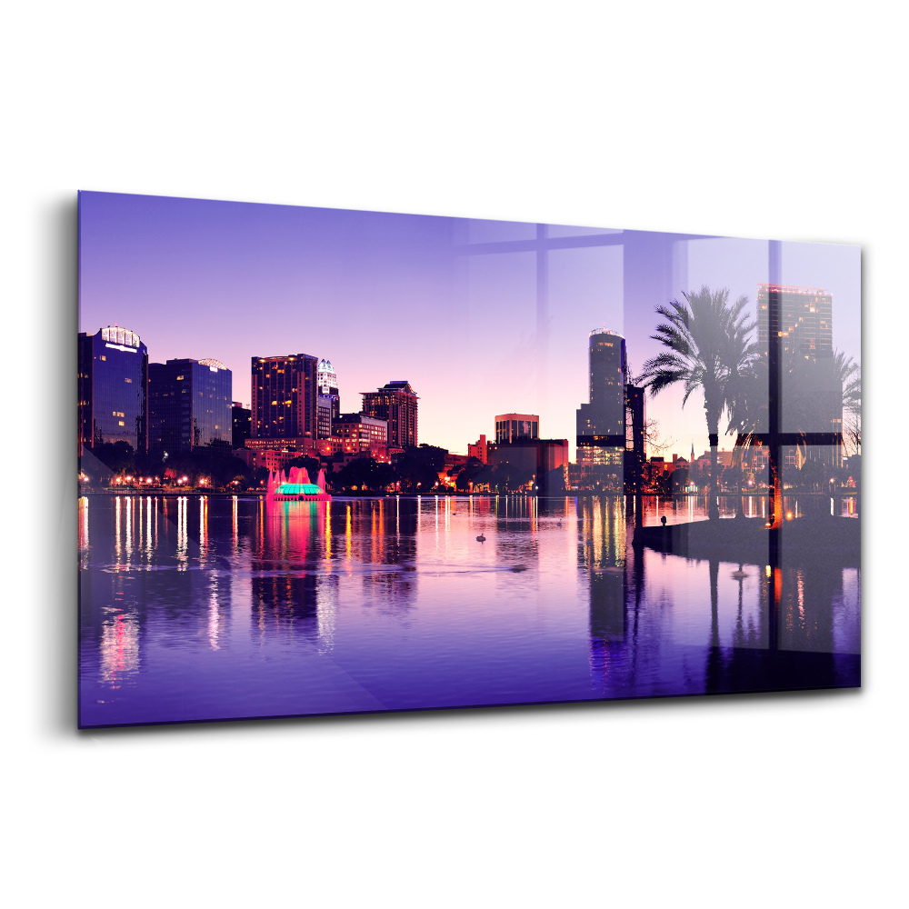 Tablou pe sticlă Orizontul orașului Orlando