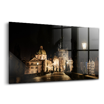 Tablou de sticlă Podul Carol din Praga