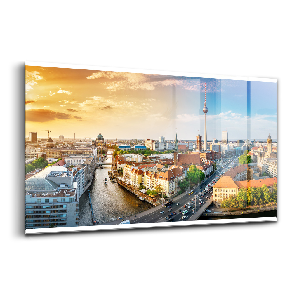 Tablou sticlă Vedere a Berlinului