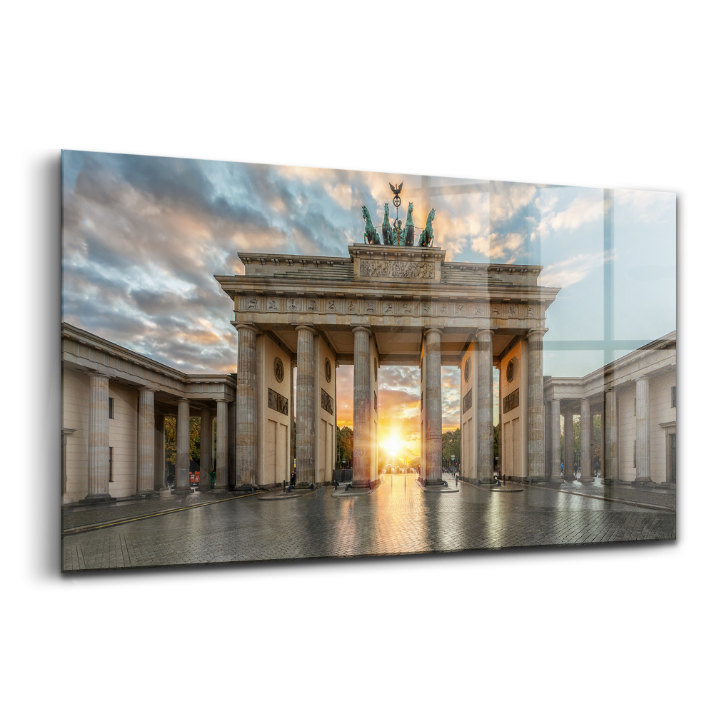 Tablou din sticlă Poarta Brandenburg din Berlin