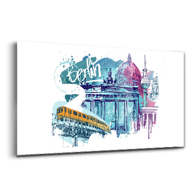 Tablou sticlă Excursie la Berlin