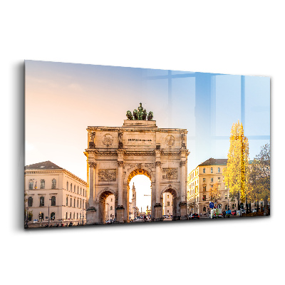 Tablou de sticlă Arcul de Triumf din München