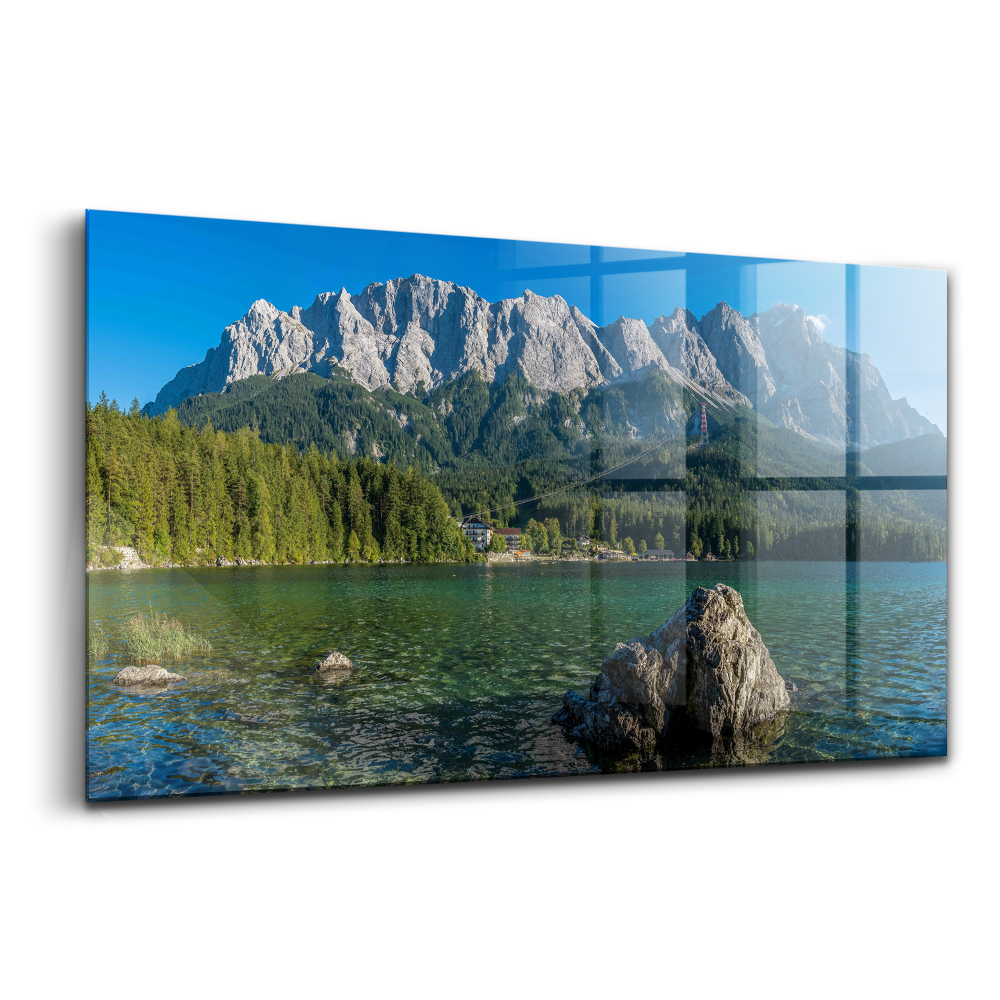 Tablou pe sticlă Vârful Zugspitze, Germania