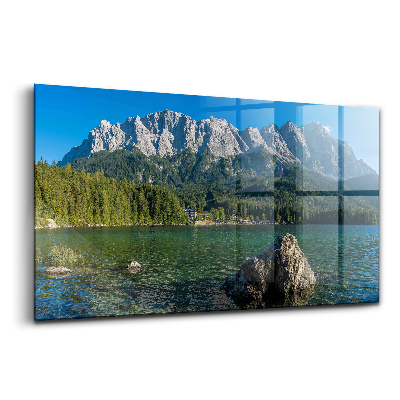 Tablou pe sticlă Vârful Zugspitze, Germania