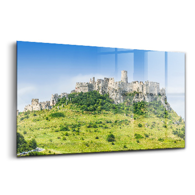 Tablou sticlă Castelul Spiš din Slovacia