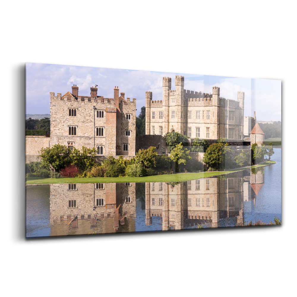 Tablou de sticlă Recuperarea șanțului de apărare al fortăreței castelului Leeds