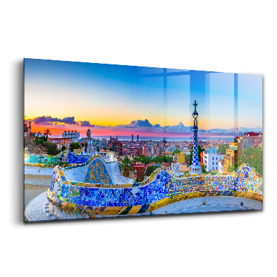 Tablou de sticlă Panoramă a orașului Spania