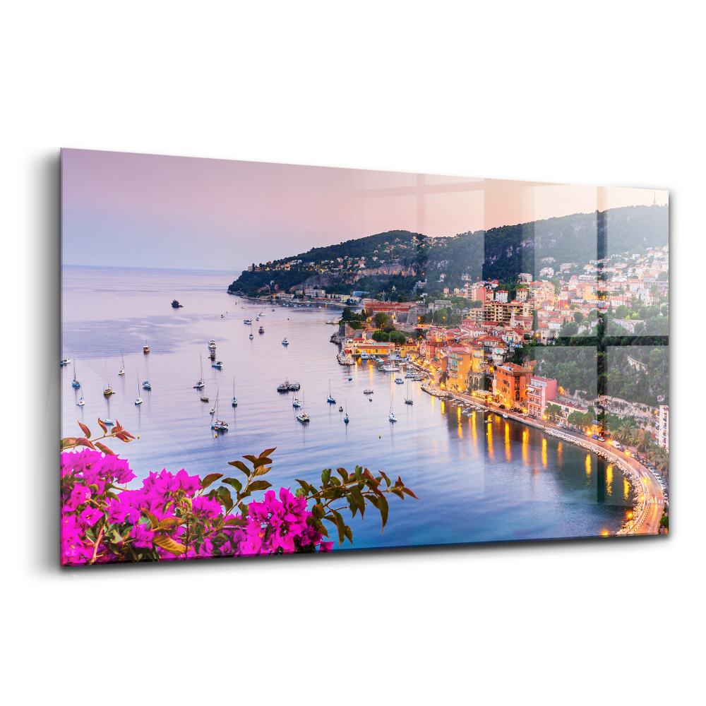 Tablou din sticlă Riviera Franceză