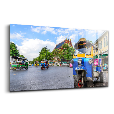 Tablou din sticlă Taxi tuk-tuk în Bangkok