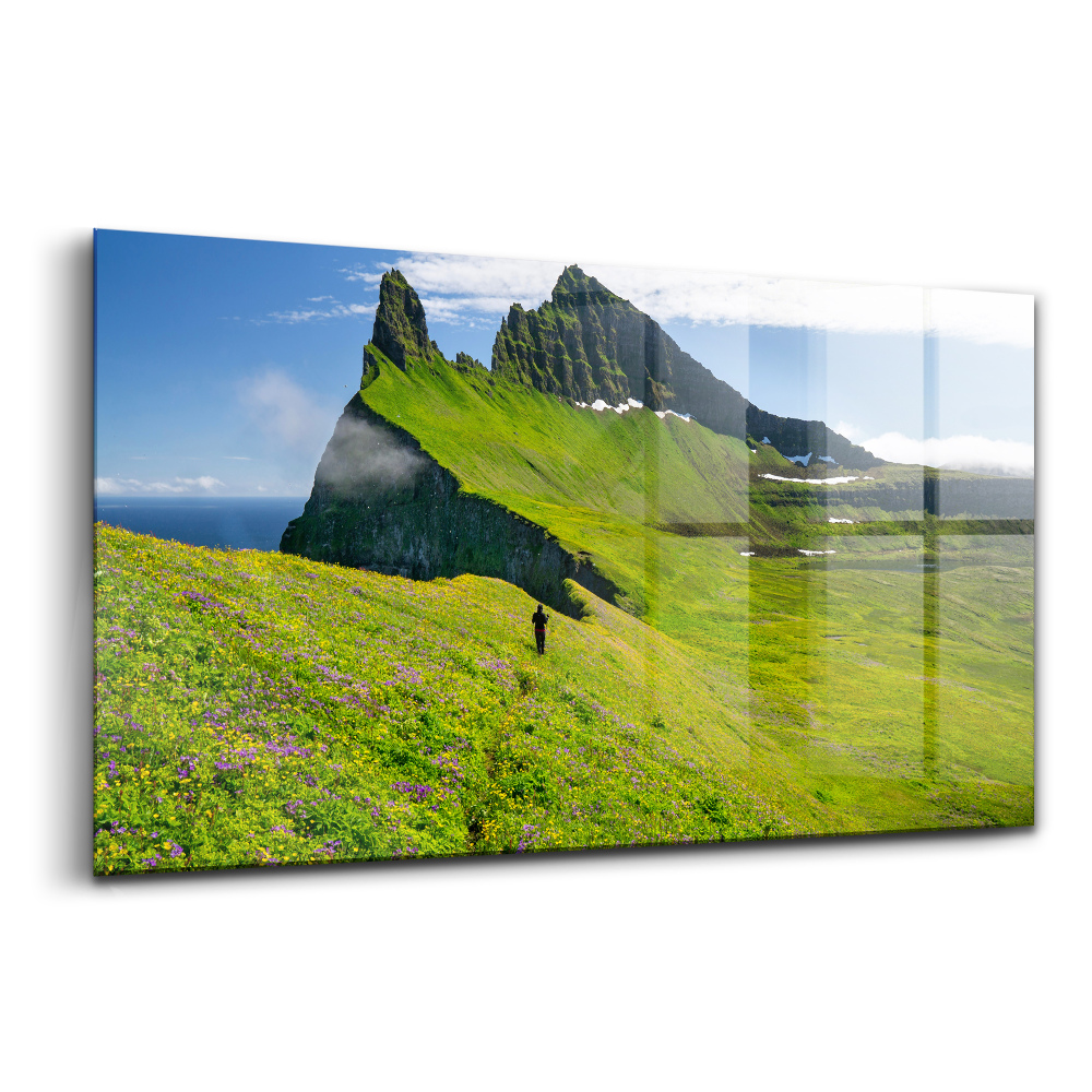 Tablou de sticlă Rezervația Hornstrandir din Islanda