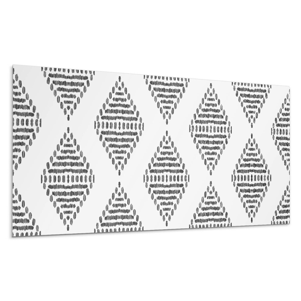 Panou perete Model de diamant într-o grilă